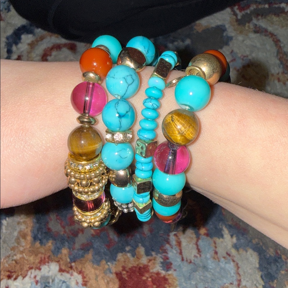 RJ GRAZIANO | Set Of 4 Stretch Bracelets